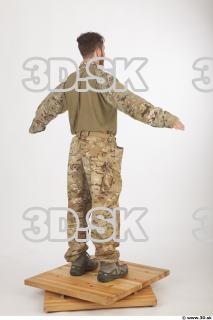 Soldier in American Army Military Uniform 0007